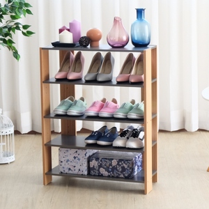 Multifunctional 4-tier wooden storage rack - Product Image 2