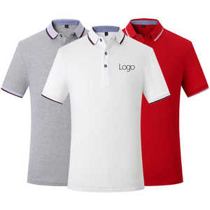 เสื้อโปโลเรียบง่ายติดโลโก้ได้ตามต้องการ,เสื้อกอล์ฟสำหรับผู้ชายและผู้หญิง - Product Image 1