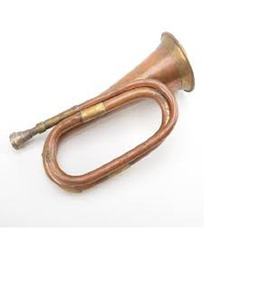 Trompeta de estilo profesional Bugle de cobre de latón pulido Vintage de la mejor calidad con tono BB - Product Image 6