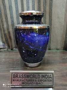 Urne de crémation en laiton de haute qualité, fournitures d'enterrement de la galaxie, brasworld inde - Product Image 6