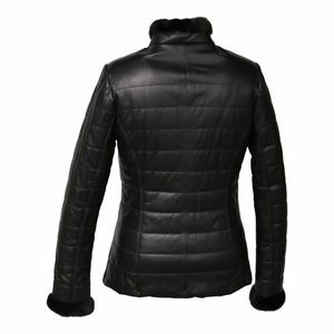 Veste de motard unisexe, en cuir de mouton, fermeture à glissière, couleur noire, pour motard, toutes les couleurs, fabriqué au Pakistan - Product Image 4