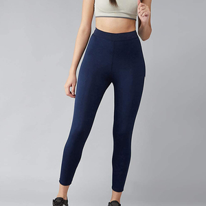 Rainbow Striped <b>Polyester</b> <b>Leggings</b> 2021 Casual Black Sporting Elastic Force Breathable <b>Polyester</b> <b>Leggings</b> For Women - Product Image 6