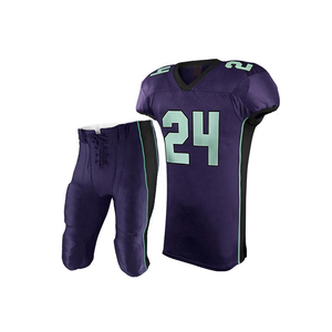 Maillot de football américain de haute qualité avec logo personnalisé uniforme respirant à manches courtes pour l'entraînement d'été - Product Image 3