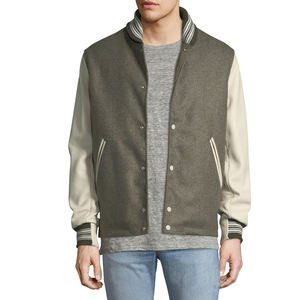 Nouvelle Arrivée Blouson Teddy Homme Rouge et Noir Hiver Grande Taille à Capuche Tissé Lavé Col Montant Étiquette Personnalisable Boutons Respirant - Product Image 6