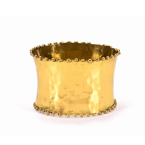 Rond de serviette en métal plaqué or, Rond de serviette plaqué or, Rond de serviette en laiton - Product Image 6