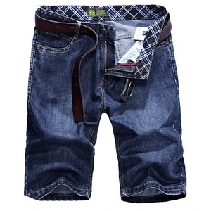 Short en coton à séchage rapide pour hommes, nouveau modèle d'été, longueur aux genoux, coupe droite, taille élastique, décontracté, pour l'extérieur - Product Image 1