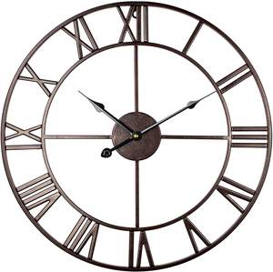 Relojes de pared de metal números romanos para decoración de paredes - Product Image 3