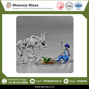Caballo con planta El mejor arte y figuritas de vidrio disponibles en tamaño personalizado - Product Image 4