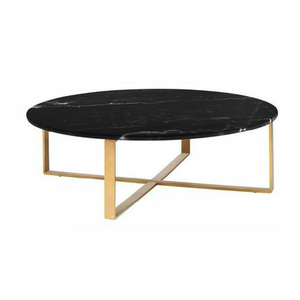 Reena Export Hot Selling Premium Metal Design Hot Sell Marble Top Gold Plated Handmade <b>Round</b> <b>Table</b> - Product Image 3