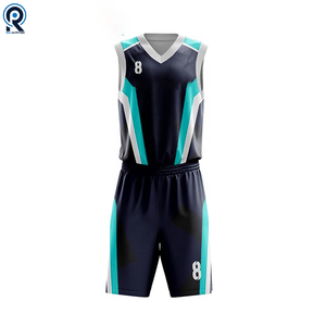 Uniformes de basket-ball pour adultes, design haut de gamme personnalisé 2024, dernière tendance, respirants, grandes tailles, 100% polyester, vente en gros - Product Image 4