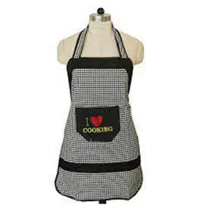 Delantal de cocina con logotipo personalizado, 100% de algodón, suministro a granel, cubierta de cocina sin mangas, delantal sin mangas de cocina personalizado - Product Image 1