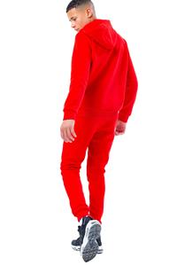 Personalización de alta calidad hombres invierno impermeable bordado sólido cremallera chándales sudaderas conjunto Casual ropa deportiva al aire libre - Product Image 2