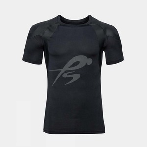 Gilet de sport moulant et confortable pour hommes, couche de Base à manches courtes, Compression du corps, permet de compresse les zones musculaires - Product Image 1