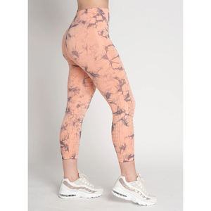 Customized CUSTOMIZED DESIGNED SELF LOVE TIE-DYE PERFORATED <b>SEAMLESS</b> <b>LEGGINGS</b> - Product Image 5