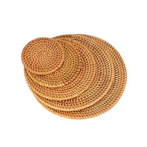 Vajilla de ratán pintada a mano ecológica al por mayor para restaurantes de Vietnam - Product Image 3