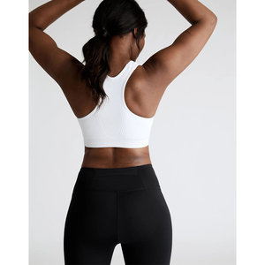 Sujetador deportivo de Color blanco para mujer, para Yoga, Fitness, entrenamiento, gimnasio, diseño personalizado - Product Image 5