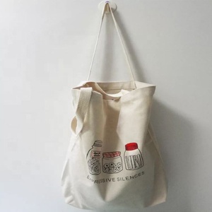 Bolsa de lona de algodón orgánico diseño de logotipo personalizado bolsa de compras reciclable ecológica plegable al por mayor para regalos - Product Image 2