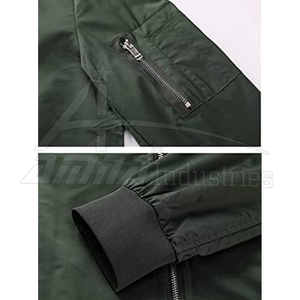 Amna Industries Winter Breathable Eco-Friendly Cotton/Polyester Bomber <b>Jacket</b> for <b>Men</b>-Wholesale Price - Product Image 3