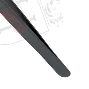 Pinzas para extensión de pestañas de medio volumen, Punta dorada y negra, extensión de pestañas de acero inoxidable, pinzas semiredondas - Product Image 4