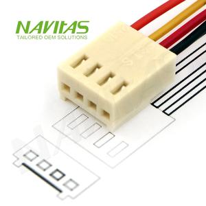 Câble d'alimentation personnalisé Molex 2510-4P, assemblage de fils - Product Image 4