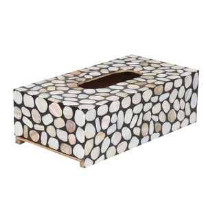 กล่องทิชชู่สไตล์วินเทจสีน้ำตาลทันสมัยสำหรับห้องรับประทานอาหารห้องครัวสำนักงานห้องนั่งเล่นห้องนอนร้านอาหารโรงแรมเหมาะสำหรับงานเลี้ยงงานแต่งงาน - Product Image 1