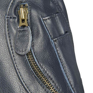 Chaquetas de Piloto Tácticas para Hombre, Chaqueta de Motocicleta de Cuero Sintético PU, Chaqueta Cortavientos de Lona con Bolsillo Delantero, Colores Personalizados, Transpirable - Product Image 2