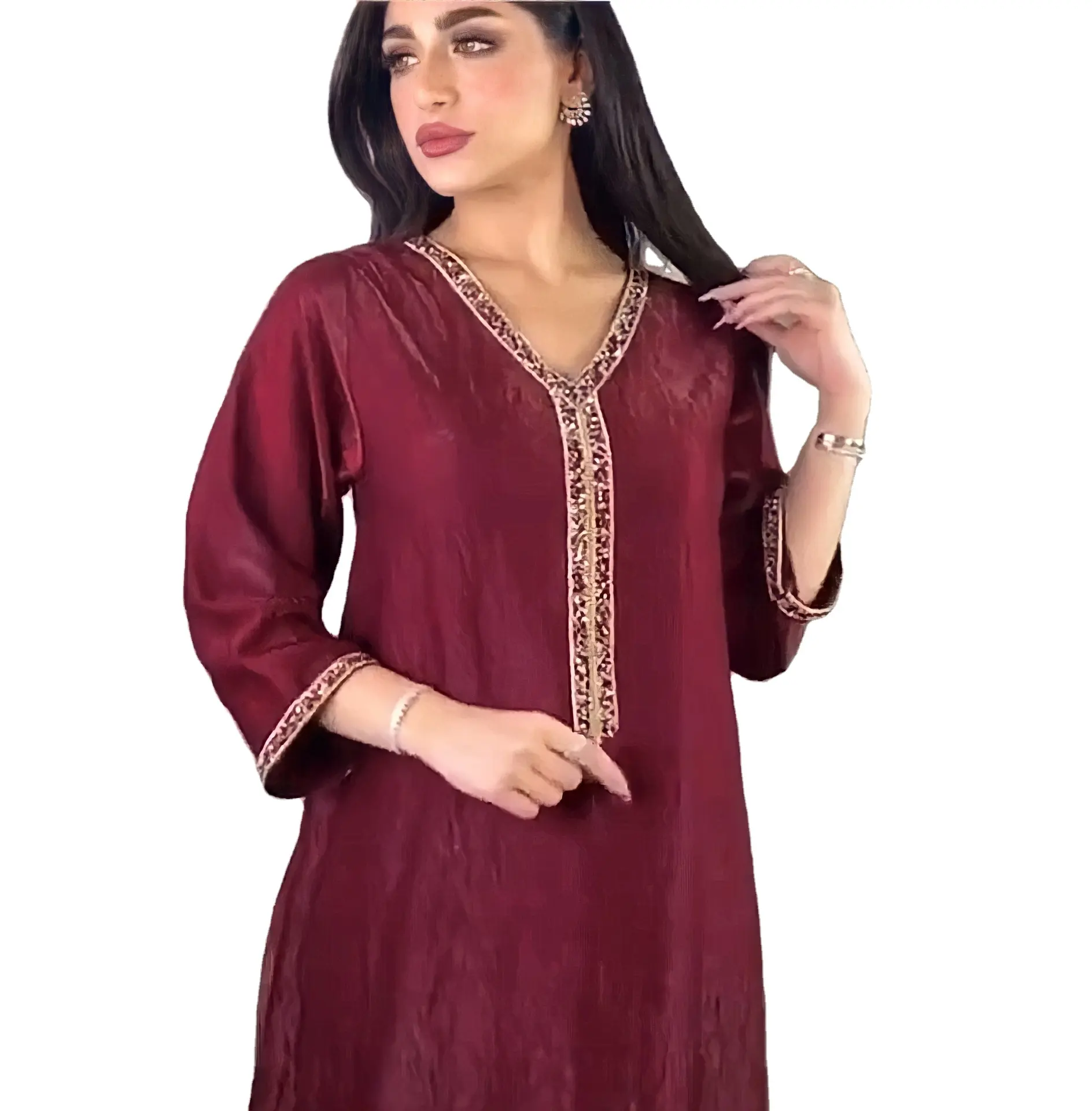 Vestido Abaya turco de buena calidad, ropa islámica de talla grande 2021, el mejor vestido para rezar