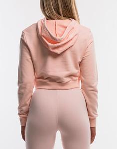Sweat-shirt à capuche unisexe rose personnalisé, 100% coton, cordon de serrage assorti, respirant, pelucheux, séchage rapide, grande taille, manches longues - Product Image 3
