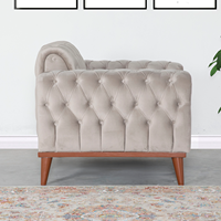 Canapé-lit Chesterfield de luxe moderne capitonné avec cadre en bois massif extensible pour salon, salle de sport, appartement, centre commercial, usage domestique