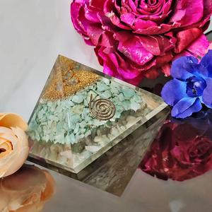 Agate Reiki Healing Feng Shui <b>Figurine</b> for Meditation and Vastu Green - Product Image 4