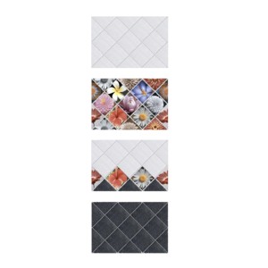 Vente en gros Carrelage intérieur en céramique à jet d'encre 3D émaillé brillant brun 300x450mm - Product Image 5