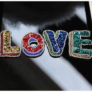 ร้อนขายแฟชั่นตกแต่งลูกปัดแพทช์ - Product Image 4