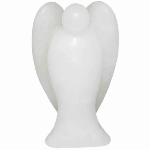 White agate 2 inch angel : wholesale angel