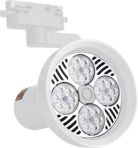 Vente en gros d'éclairage sur rail LED moderne 25W blanc/noir réglable intérieur 220V aluminium COB Spot Gallery Museum Easy Track Rail - Product Image 4