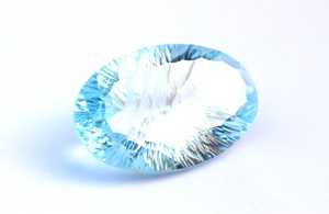 หินพลอยเจียระไนทรงรีทรงหลวมแกะสลักหินโทแพซธรรมชาติขนาด78กะรัต - Product Image 4