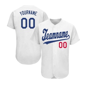 Maillot de baseball pour homme, décontracté, à manches courtes, avec boutons, rayures, col en V, coupe standard, noir et blanc, respirant, séchage rapide - Product Image 1