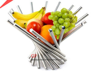 Tazón de servir de Metal decorativo, juego de tazones de frutas, decoración de boda de mesa 2025 - Product Image 5