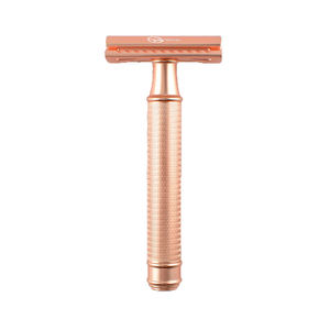 Rasoir à Double tranchant pour hommes, sécurisé, en or Rose - Product Image 1
