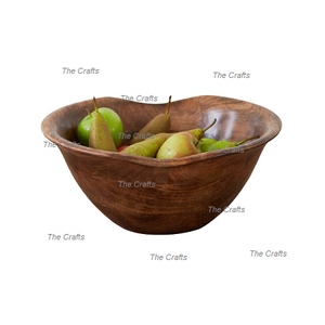 Cuenco de madera para servir frutas para el hogar, Hotel y restaurante, utensilios de cocina, cuenco de frutas a precios de mayorista - Product Image 6