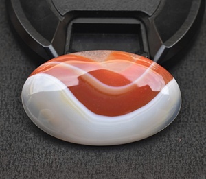 Layered Banded Agate Loose Gemstone - Product Image 5