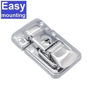 HC252ชุบสังกะสีเงินสลับล็อคความปลอดภัยขนาดเล็กรับรองระดับไฮเอนด์ล็อคกรณีลำต้นที่มีคุณภาพสูงล็อคฮาร์ดแวร์ที่มีหนัก - Product Image 4