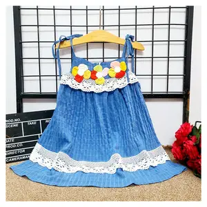 Offre Spéciale Haute Qualité filles d'été vêtements enfants 100% coton enfants filles à manches courtes robe - Product Image 1