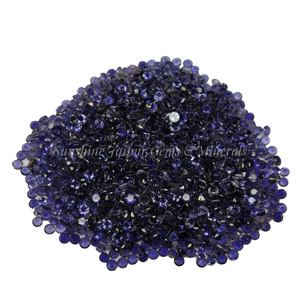 1mm redondo corte brillante Natural IOLITE venta al por mayor precio de fábrica alta calidad facetado piedra preciosa suelta NATURAL IOLITE - Product Image 1