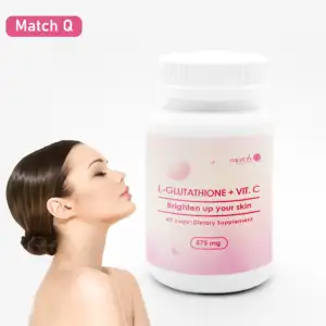 Match Q White ning Capsule Healthcare Supplement mit Glutat und Vitamin C.