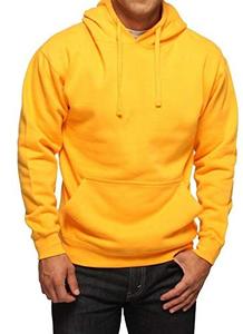 2023 New Design <b>Men</b> Winter Wear 100% Cotton Lined Hoodies Wholesale Price Pullover Solid Color Heavy Fleece <b>Long</b> Sleeve Hoodies - Product Image 5