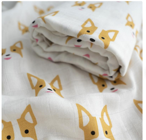 baby <b>muslin</b> swaddle blankets cotton - Product Image 2