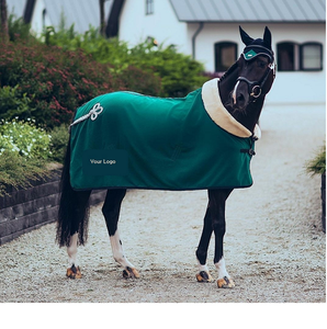 Tapis de cheval molletonné, en peau de mouton - Product Image 6