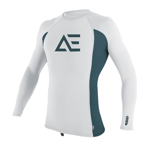Rashguard de compression unisexe à manches longues, coupe performance, personnalisable en couleur et logo / Matière nylon - Product Image 3