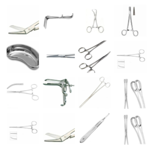 Juego de Circuncisión, Instrumentos Quirúrgicos Médicos de Ginecología, Juego Manual de Acero Metálico de 28 Piezas - Product Image 1