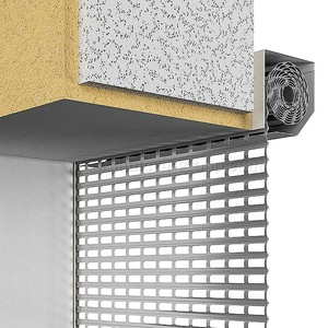 DECORATIVE GRILL <b>ROLL</b> up <b>SHUTTER</b> Traditional Design Aluminum Alloy Vertical Opening Entry Application - Product Image 1